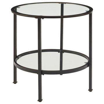 Aimee End Table Oil Rubbed Bronze
