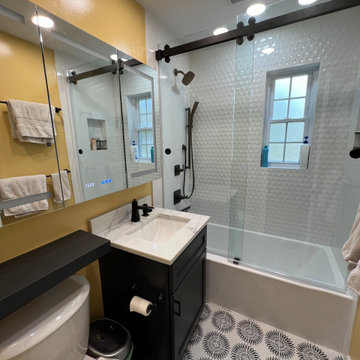 Transitional Guest Bathroom Remodel in Arlington, VA
