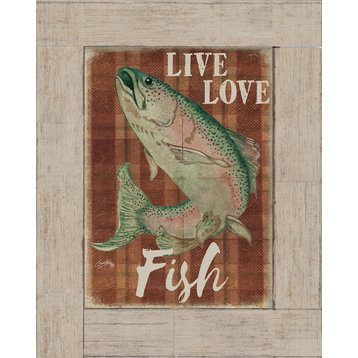 "Live Love Fish" Canvas Art, 16"x24"