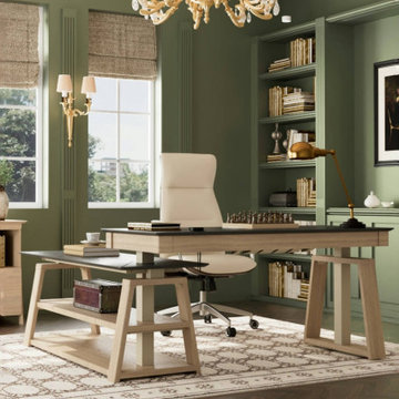 Reconstructing Visual Aesthetics: Modern Home Executive Standing Desk