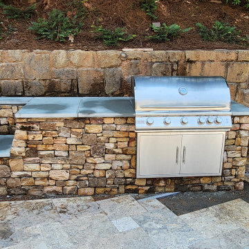 Backyard Hardscape Makeover Buckhead, Atlanta, GA.