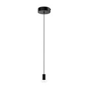 Seraph Single Pendant, Mushroom, Matte Black