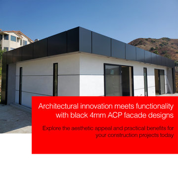 Aluminum Composite Panel (ACP / ACM) Gutter Lining and Soffit System in LA, CA