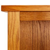 vidaXL Solid Oak Wood 7-Tier Bookcase Shelf Cabinet Storage Unit Living Room