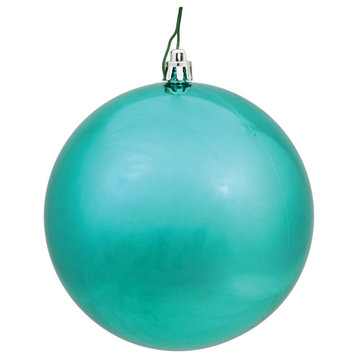 Vickerman N592044Dsv 8" Sea Foam Shiny Ball Ornament