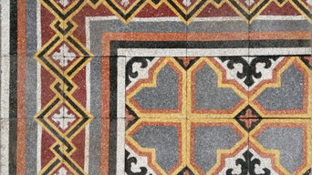 Pavimenti di graniglia antica, mattonelle di graniglia primi '900