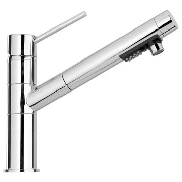 Latoscana 78CR568 Elba Single Handle Pull-Out Spray Kitchen Faucet In Chrome