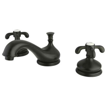Two Handle 8" to 16" Widespread Lavatory Faucet with Brass Pop-up KS1165TX