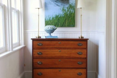 Hallway - coastal hallway idea in Boston