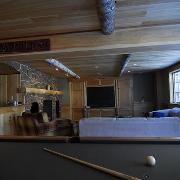 Adirondack Style Basement