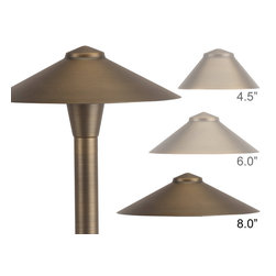 8-inch stacked pyramid LED landscape lighting pathway light - Products
