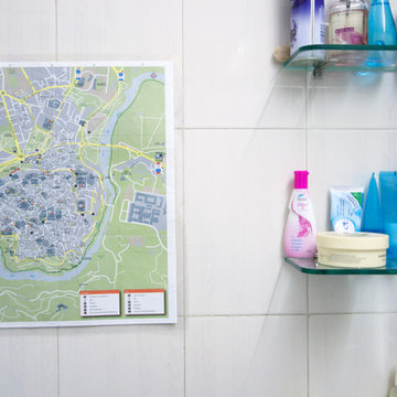 Map of Toledo in Master Bath