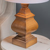 Georgia 29.5" Resin Wood Table Lamp