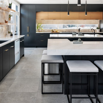 Charlie’s Lane Kitchen & Fireplace Wall