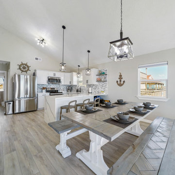Coastal Home Featuring "Castaway Oak" CALI Vinyl flooring.