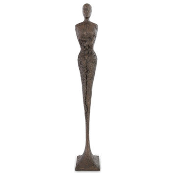 Skinny Chiseled Female, Bronze