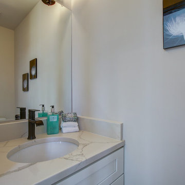 Bathroom Remodeling With Corner Tub,Standing Shower,Sink & Cabinet Space,Fairfax