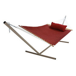 Pawley's Island Quilted Softweave Hammock - Burgundy - Hammocks And Swing Chairs