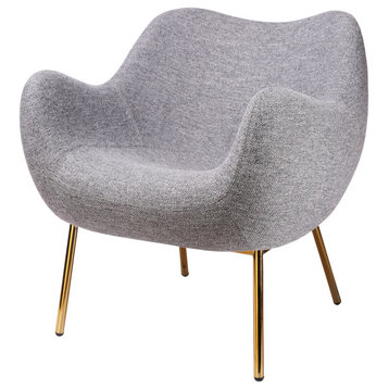 Modrest Cicero Modern Gray Accent Chair