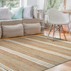 Couristan Nature's Elements Ray Area Rug, Natural/Ivory, 6'x9'