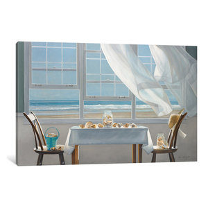 Gentle Reader By Karen Hollingsworth Canvas Print 26 X18 Beach Style Prints And Posters By Ewallart
