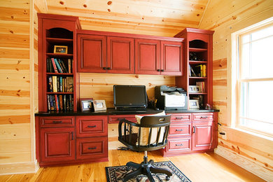 Home office - traditional home office idea in Other