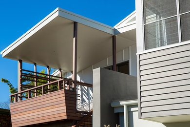 This is an example of a transitional exterior in Gold Coast - Tweed.