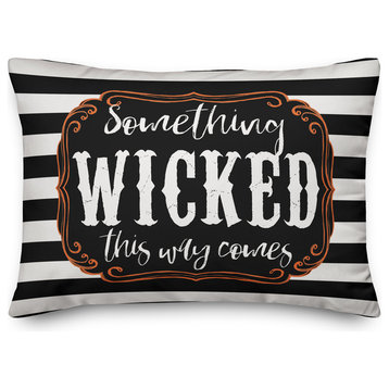 Something Wicked this Way Comes 14"x20" Throw Pillow