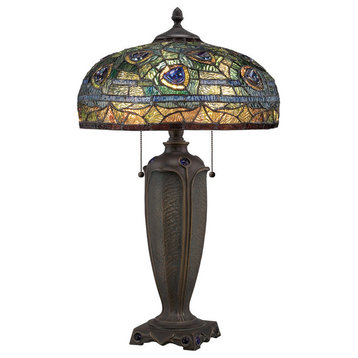Quoizel Tiffany Two Light Table Lamp TF1487T