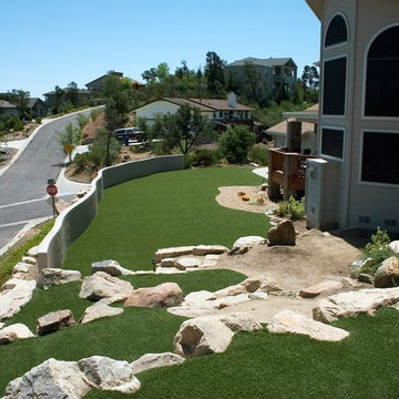 Front Yard Landscapes with Artificial Grass