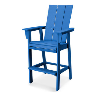 POLYWOOD Modern Adirondack Bar Chair - Contemporary - Outdoor Bar Stools  And Counter Stools - by POLYWOOD | Houzz