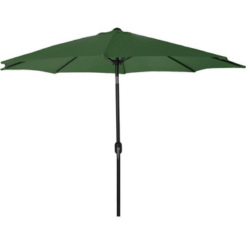 9ft Steel Market umbrella, Green color