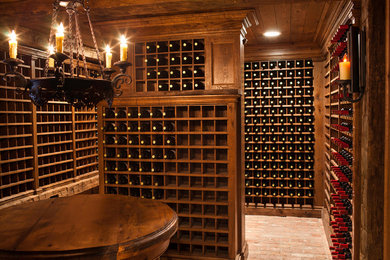 Inspiration for a wine cellar remodel in New York