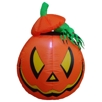 Pumpkin With Spider, 4'