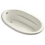 Kohler - Kohler Sunward 72"x42" Drop-In Bath, Biscuit - Surround yourself with the comfortable contours of the Sunward oval bath. This bath's built-in back support and armrests encourage you to fully sink in and soak away the day's stresses. Designed to turn any bathing area into a relaxing retreat, this bath's clean, fluid lines convey grace and elegance. KOHLER ExoCrylic(TM) is the next generation of bathroom acrylics, featuring a lighter weight for easier installation and 90% fewer VOCs produced during manufacturing.