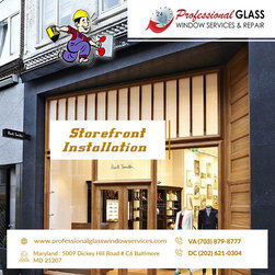 Installation your Storefront with Professional glass window and repair services - Windows