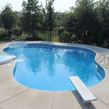 24 x 37 Lagoon with Spill Over Spa (Lockport 2011)