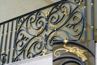 Inspiration for a victorian staircase remodel in Kansas City