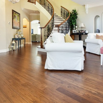 Ambient Cafe Brown Antiqued Strand Eucalyptus Flooring