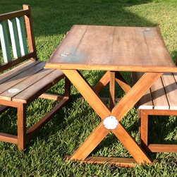 Beach Breakfast - Dining Benches