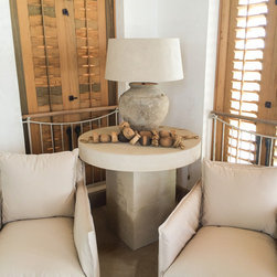 Limestone Tables and Benches - Coffee Tables