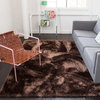 Well Woven Feather Liza Modern Solid Soft Plush Taupe Area Rug 3'3''x5'