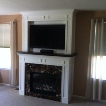 BGD36 Gas Fireplace w/ River Rock Media, Custom Finishes 2345RS