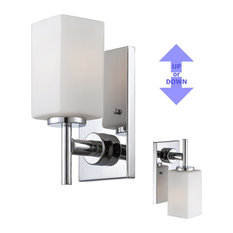 Dakota 1 Light Wall Sconce in Chrome