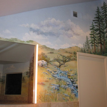 Martinson's Bathroom & Water Closet Panoramic Mural