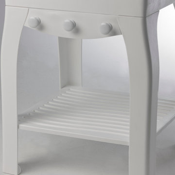 Removable shelf & storage knobs