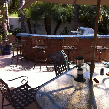 Outdoor kitchen for entertaining