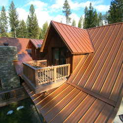 Copper Metallic Standing Seam - Roofing And Gutters