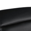 Enzo Top Grain Italian Leather 2-Piece Set, Black