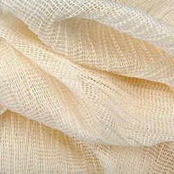 Gehry Sheer Drapery Fabric in Cream - Drapery Fabric